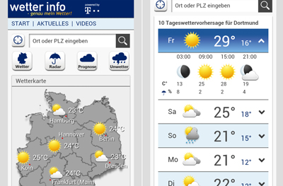 wetter.info App