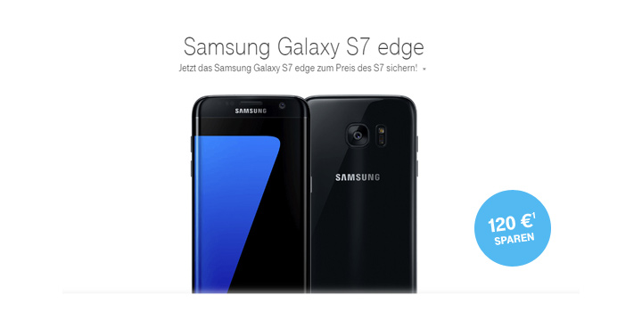 Samsung Galaxy S7 edge zum Preis des Samsung Galaxy S7