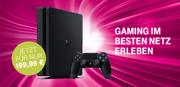 Sony PlayStation4 500 GB jetzt mit MagentaZuhause buchbar