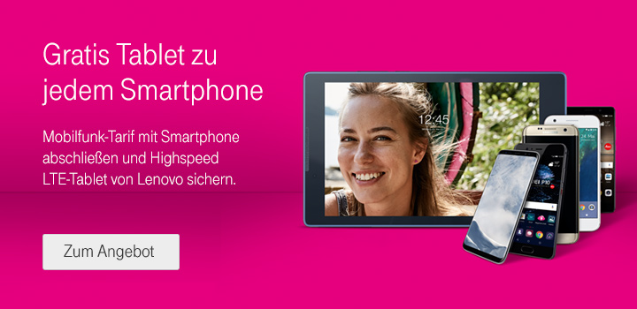 Gratis Tablet zu jedem Smartphone