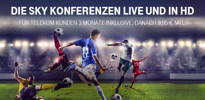 Telekom Sport mit Sky Sport Kompakt Spiele: 23.07. – 29.07.2018<br />
