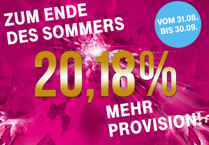 Jetzt 20,18% auf die Basis-Provision sichern