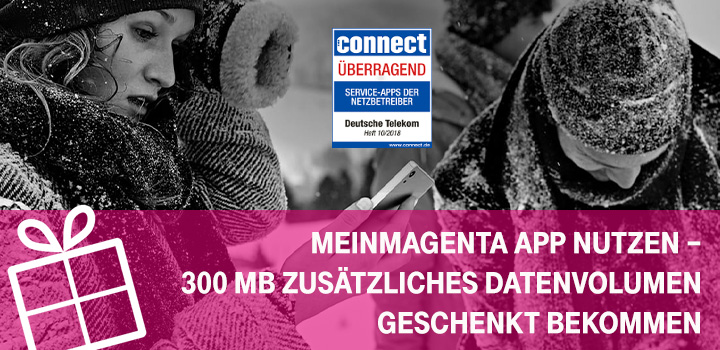 MeinMagenta App - 300 MB zustzliches Datenvolumen geschenkt