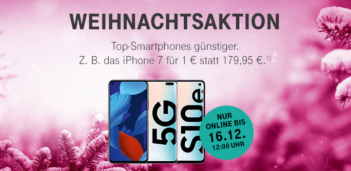 Top-Smartphones gnstiger - Nur bis 16.12.2019