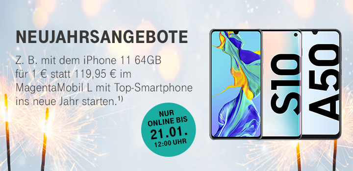 Neujahrsangebot - Nur fr kurze Zeit - Top-Smartphones gnstiger