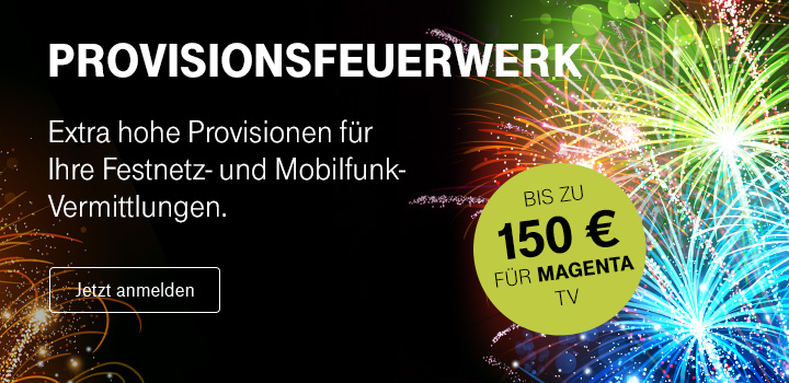 🎆 Provisionsfeuerwerk 🎆 Extra hohe Sonder-Provision im Februar 2020