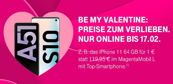 Nur fr kurze Zeit - Valentinstags-Angebot 💝 Top-Smartphones gnstiger