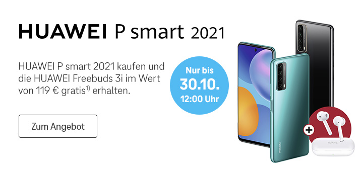 Tolle Gratiszugaben zum neuen HUAWEI P smart 2021