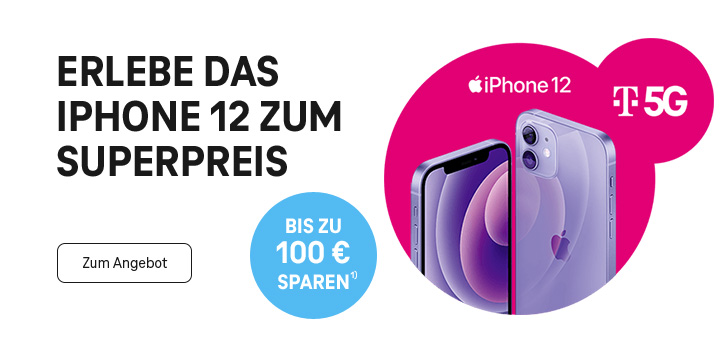 Das Apple iPhone 12 mit 5G zum Superpreis: bis zu 100  sparen