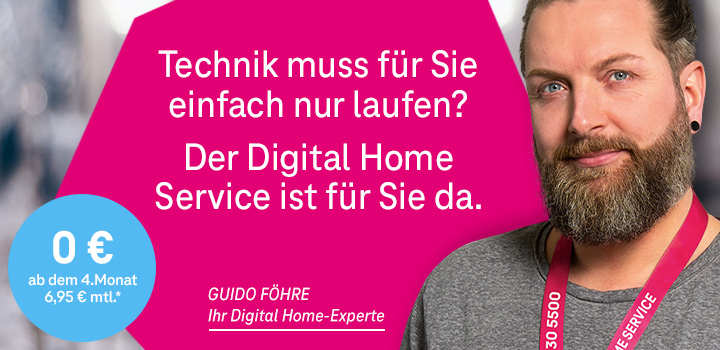 Digital Home Service: Jetzt bei der Telekom buchbar