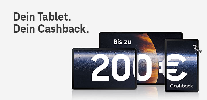 Tablet der Galaxy Tab S-Serie kaufen und bis zu 200  Cashback erhalten