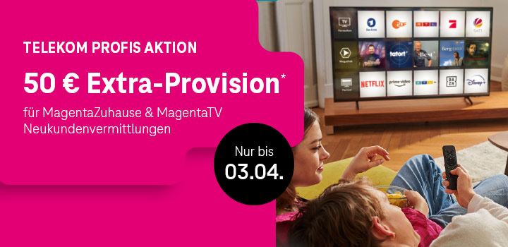 ⏳ 💰 Nur noch bis 03.04.  50  Extra-Provision sichern 