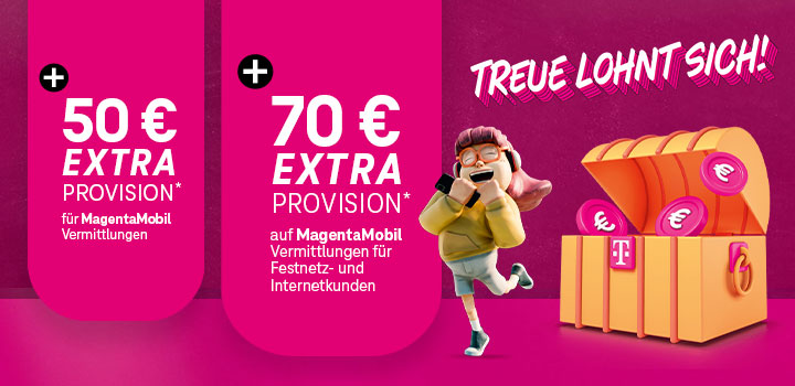 🤩Telekom Profis Aktion: 70  Extra-Provision zustzlich zur Basis- oder Top-Provision.