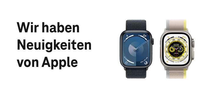 Die neuen Apple Watches auch bei Telekom Profis buchbar