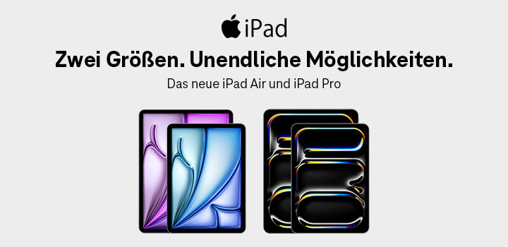 Die neuen iPad Pro und iPad Air Modelle - Jetzt erhltlich