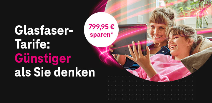 Glasfaser der Telekom - 6 Monate fr nur 19,95 €