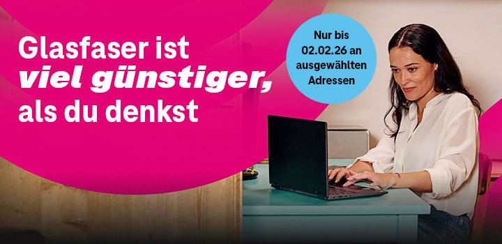 Glasfaser Megadeals: Exklusives Neukundenangebot
