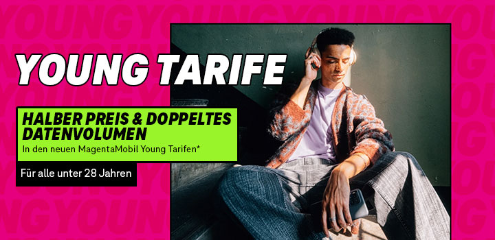 Halber Preis und doppeltes Datenvolumen fr alle unter 28! <br />
