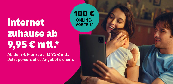 MagentaZuhause & Glasfaser – schon ab 9,95 € starten