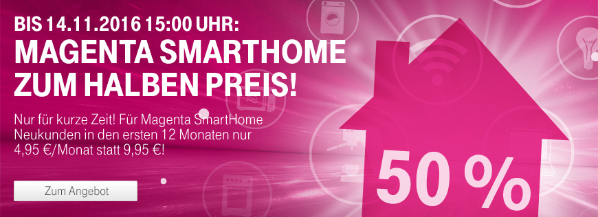 Magenta SmartHome zum halben Preis in den ersten 12 Monaten