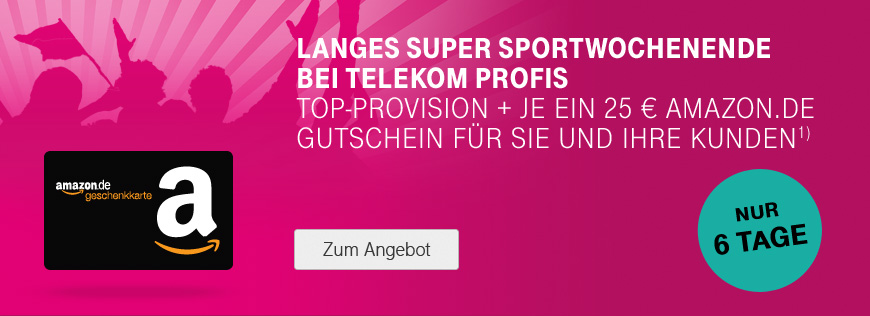 Top-Provision und Amazon.de-Gutschein on top