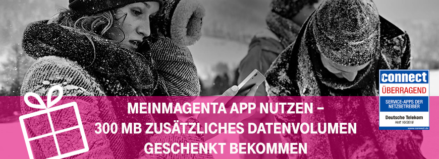 MeinMagenta App - 300 MB zustzliches Datenvolumen geschenkt