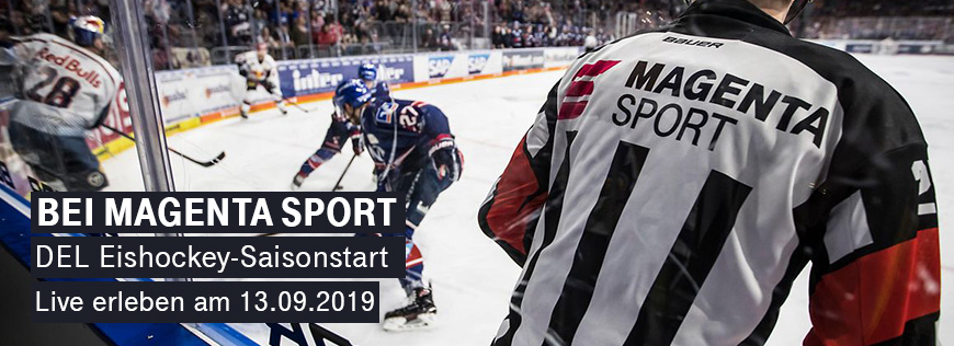 MagentaSport - Deutschen Eishockey Liga Konferenz am 13.09.2019 kostenfrei fr alle Fans