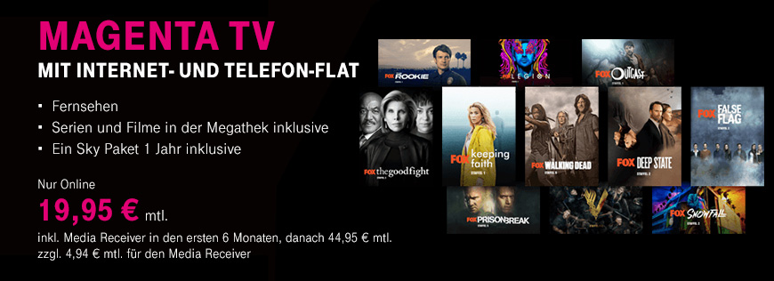 MagentaTV - FOX Serien in der Megathek 