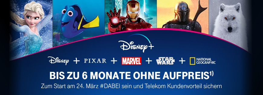 Disney+ bis zu 6 Monate ohne Aufpreis  danach dauerhaft fr nur 5  im Monat