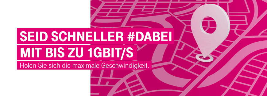 Neu - MagentaZuhause Giga Tarife - mit bis zu 1 Gbit/s surfen