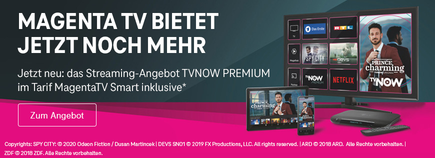 Unendliche Vielfalt mit MagentaTV und TVNOW PREMIUM