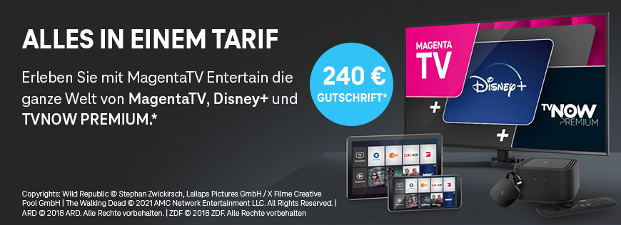 Neu: MagentaTV Entertain  Alles in einem Tarif