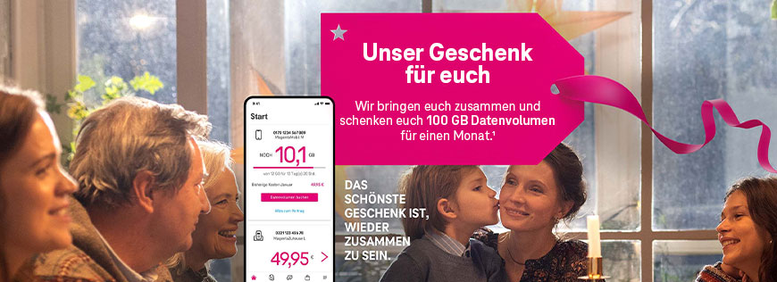 100 GB Datenvolumen geschenkt  Fr alle Mobilfunk Kunden