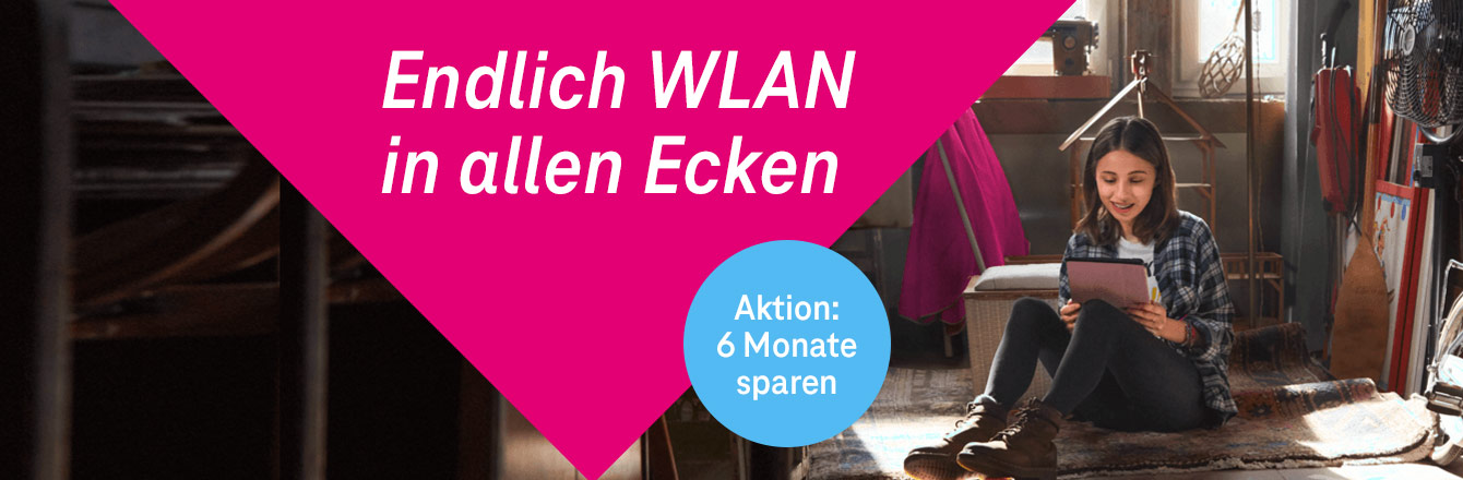 WLAN Comfort-Paket inkl. Router fr 6 Monate zum halben Preis