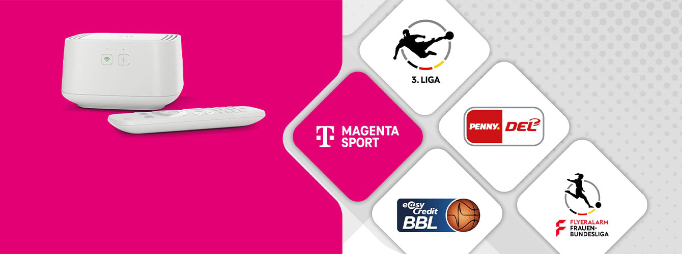 MagentaSport: (Frauen-) Fuball, Eishockey, Basketball und vieles mehr live