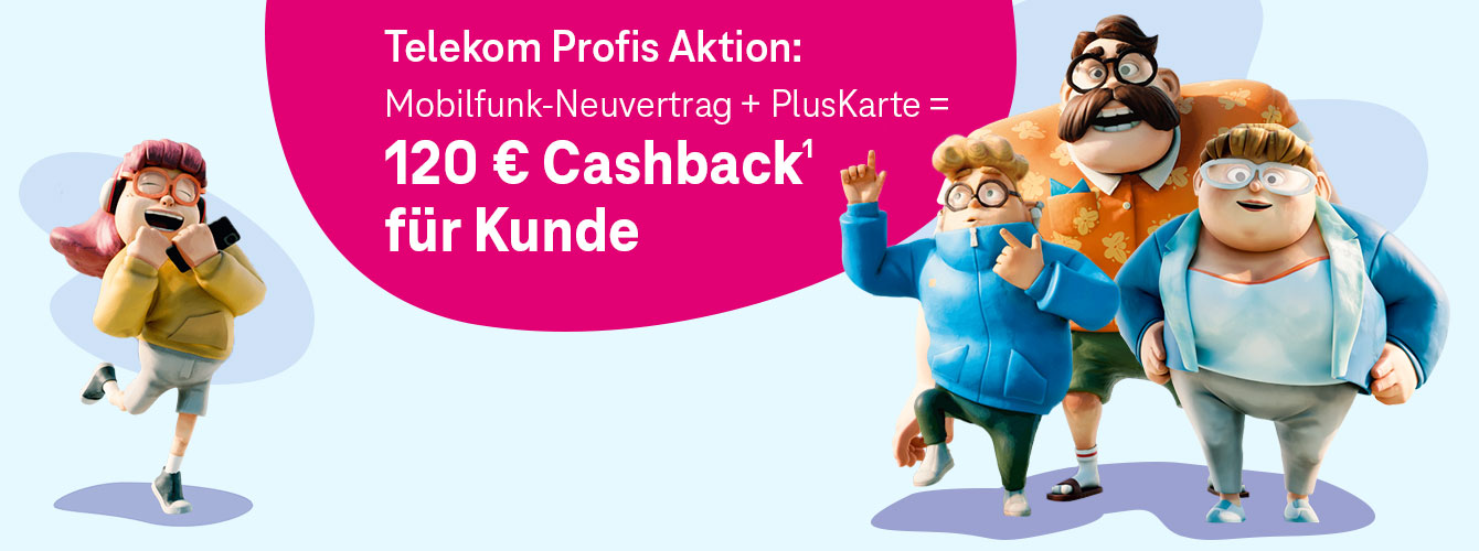 💶Telekom Profis Aktion  120  Cashback fr Kunde