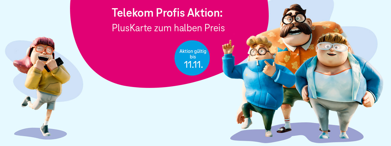 Nur noch bis 11.11.2022  PlusKarte zum halben Preis