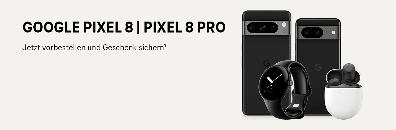 Neues Google Pixel 8 oder Pixel 8 Pro vorbestellen