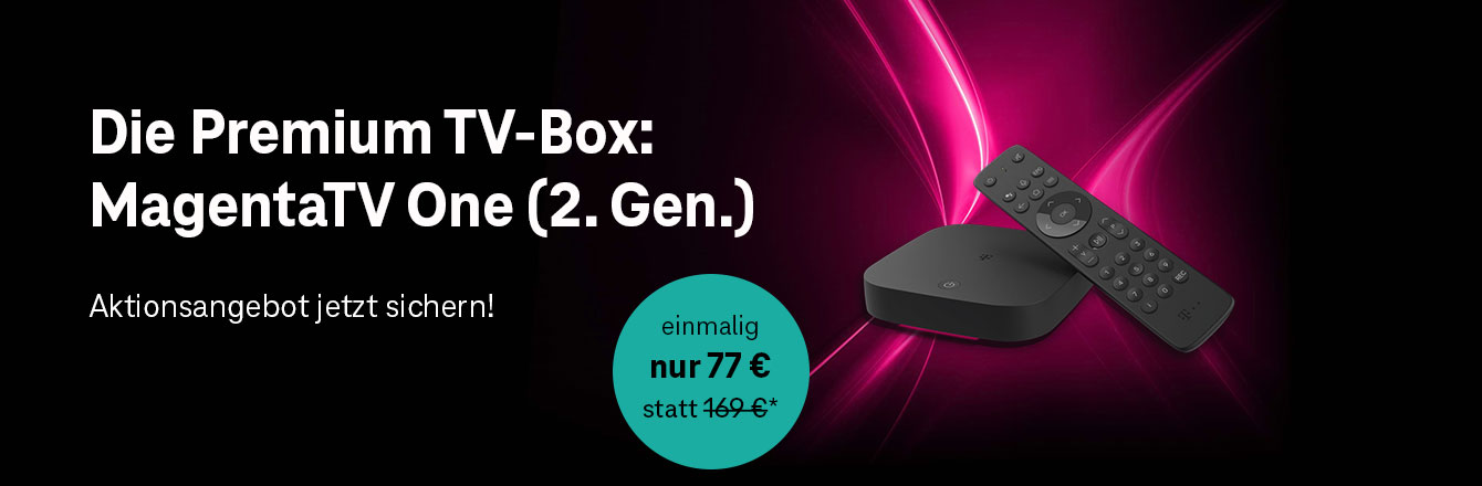 MagentaTV One Angebot: einmalig nur 77 