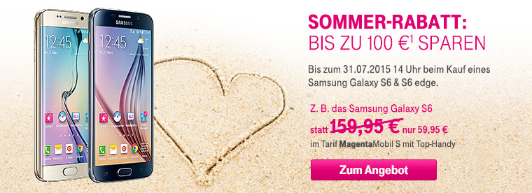 Samsung Sommer Aktion: 100  sparen + kostenloser Samsung Akkupack und Beach-Case