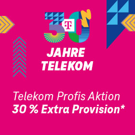 Telekom Profis Aktion  30 Jahre Telekom